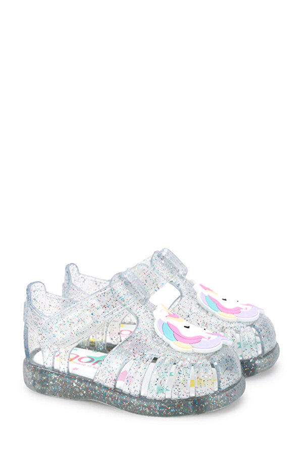 Igor S10341 TOBBY UNICORNIO Beyaz Kız Çocuk Sandalet
