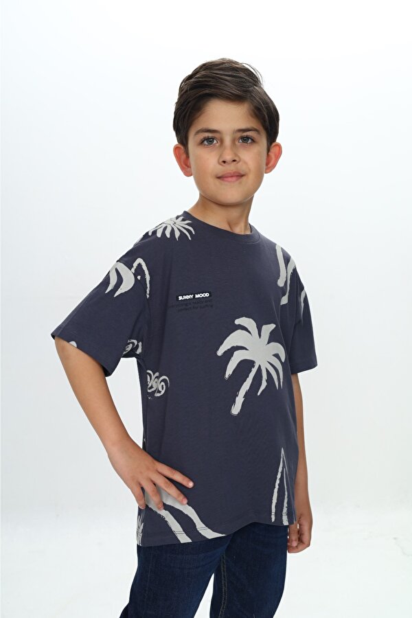 Toontoy Kids Toontoy Erkek Çocuk Komple Baskılı Tişört