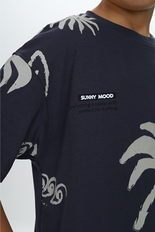 Toontoy Kids Toontoy Erkek Çocuk Komple Baskılı Tişört