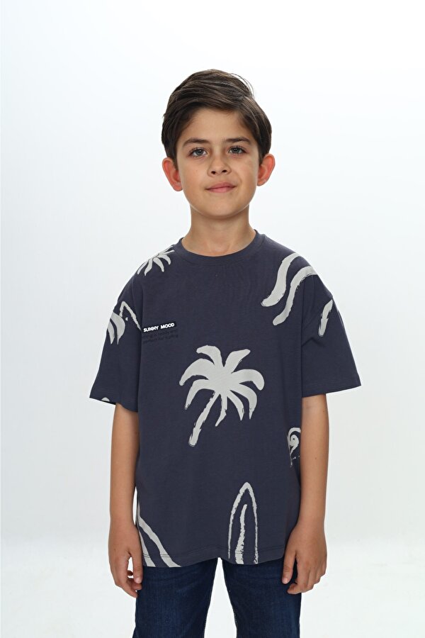 Toontoy Kids Toontoy Erkek Çocuk Komple Baskılı Tişört