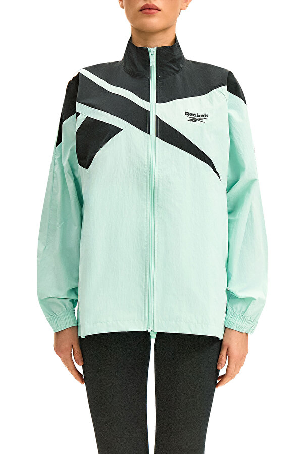 Reebok Open Hem Vector Track Jac Синий 014 Женщина Куртка Ветровка
