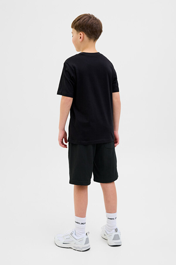Jack & Jones JPSTVESTERBRO SWEAT Siyah Erkek Çocuk Şort
