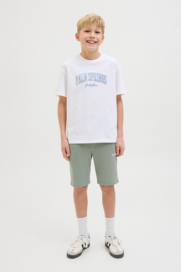 Jack & Jones JPSTGORDON JJBEAU Yeşil Erkek Çocuk Şort