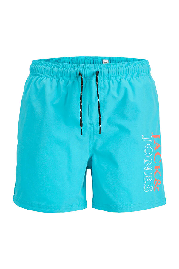Jack & Jones JPSTMAUI JJSWIM  LOGO AKM Mavi Erkek Çocuk Şort