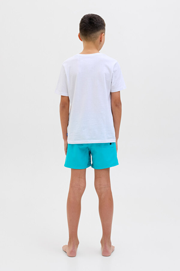Jack & Jones JPSTMAUI JJSWIM  LOGO AKM Mavi Erkek Çocuk Şort