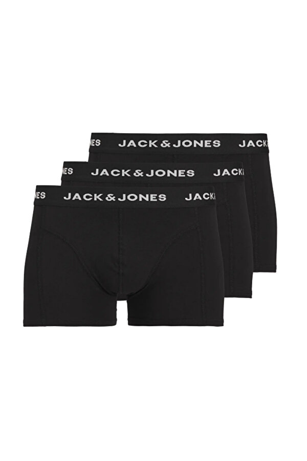 Jack & Jones 12171944 3 lü Erkek Boxer Siyah