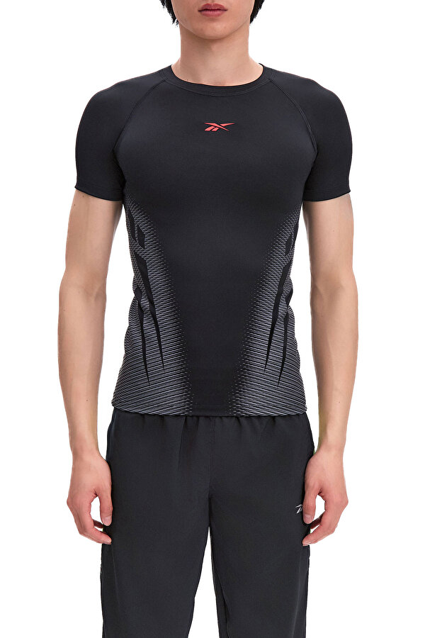 Reebok Ers Perform Short Sleeve Черный Мужчина Футболка