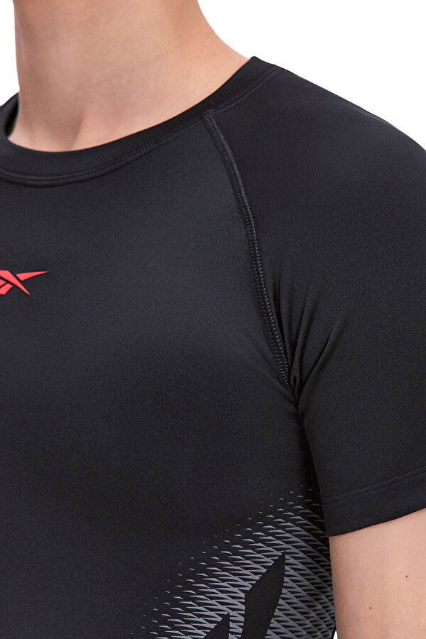 Reebok Ers Perform Short Sleeve Черный Мужчина Футболка
