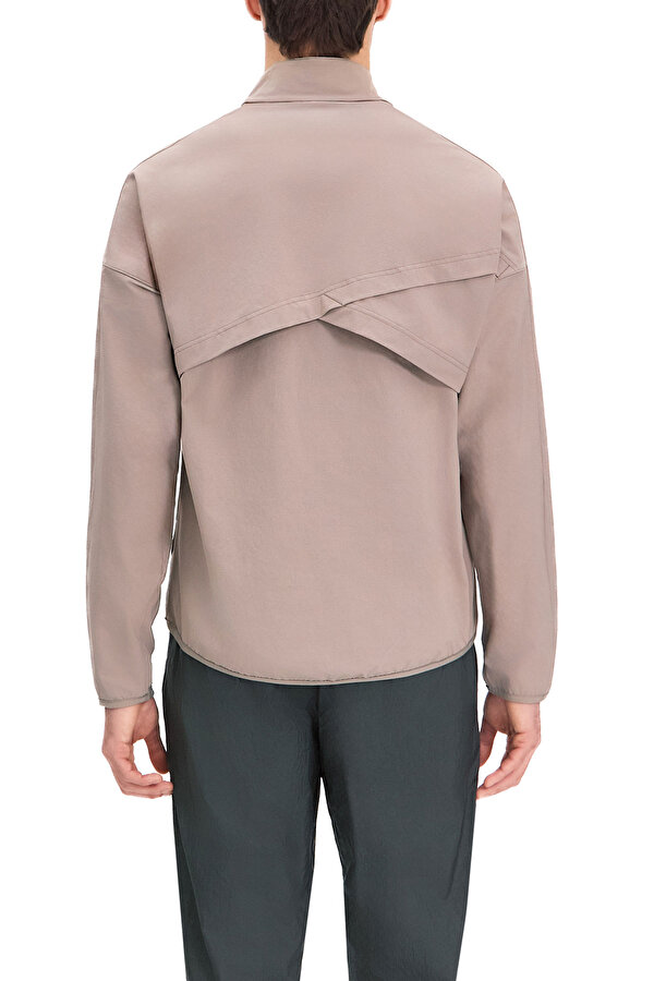 Reebok Activ Coll Skystretch Wov Бежевый 011 Мужчина Куртка Ветровка