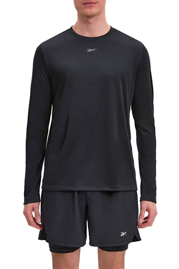 Reebok Id Train Ls Tech Tee Черный Мужчина Лонгслив