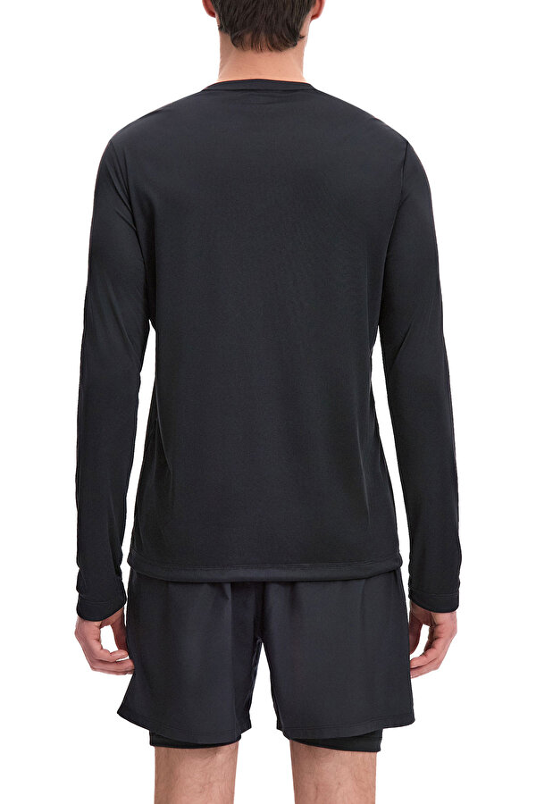 Reebok Id Train Ls Tech Tee Черный Мужчина Лонгслив