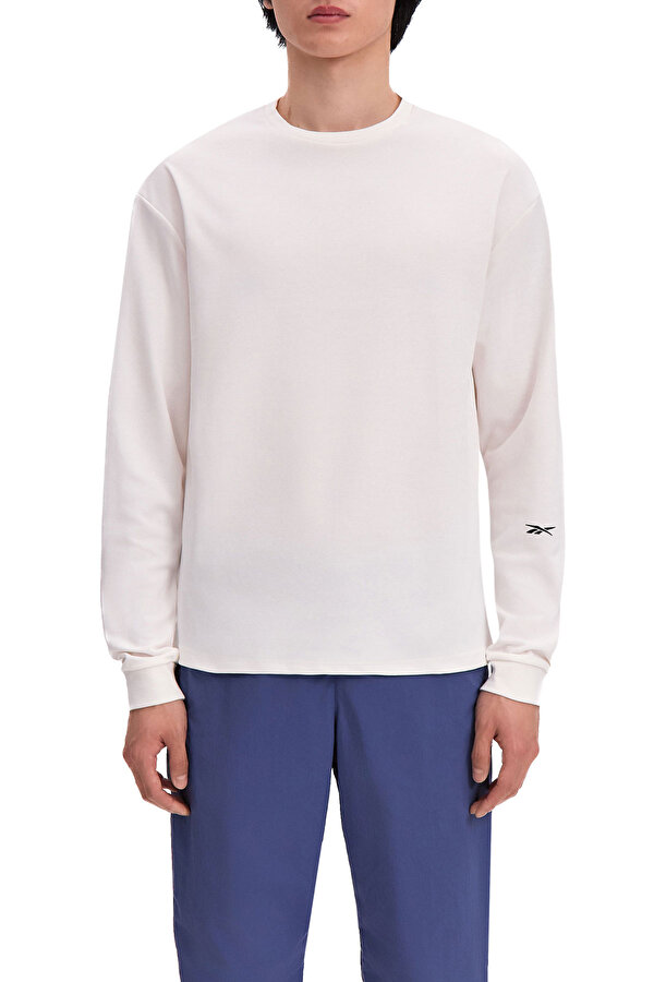 Reebok Activ Coll Tee - Ls Экрю Мужчина Футболка