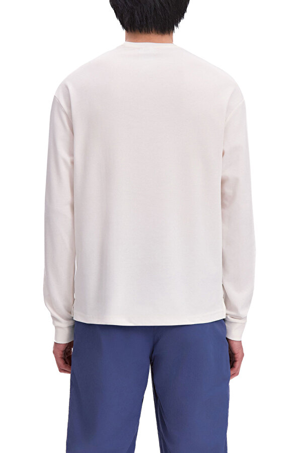 Reebok Activ Coll Tee - Ls Экрю Мужчина Футболка