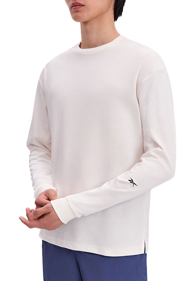 Reebok Activ Coll Tee - Ls Экрю Мужчина Футболка