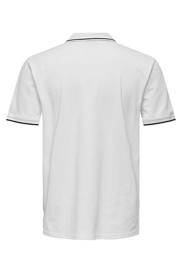Only&Sons Only & Sons Erkek Polo Yaka T Shirt 22024827 BEYAZ