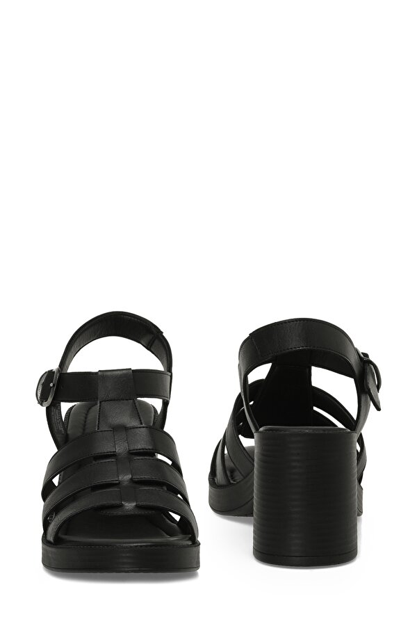 Butigo 25S-228 5FX Siyah Kadın Topuklu Sandalet