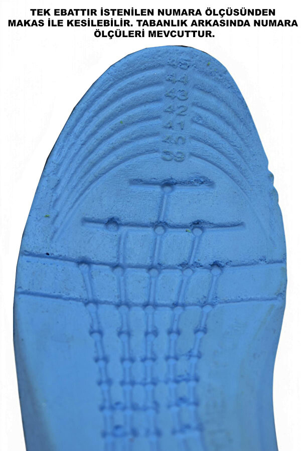 Ispartalılar 05 Memmory Ayakkabı İçi Ortopedik Tabanlık Yumuşak Ortopedik Tabanlık