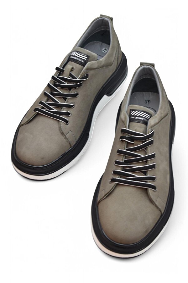 Ispartalılar TAB1224 Ortopedik Taban Hakiki Deri Erkek Ayakkabı Casual Günlük Erkek Ayakkabı