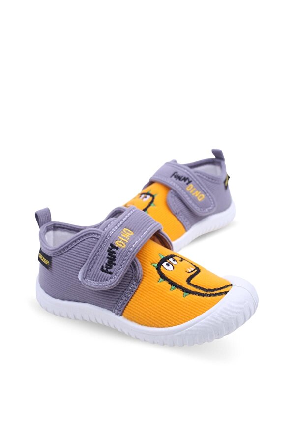 GEZER 03193 Erkek Çocuk Günlük Cırtlı Panduf Ayakkabı