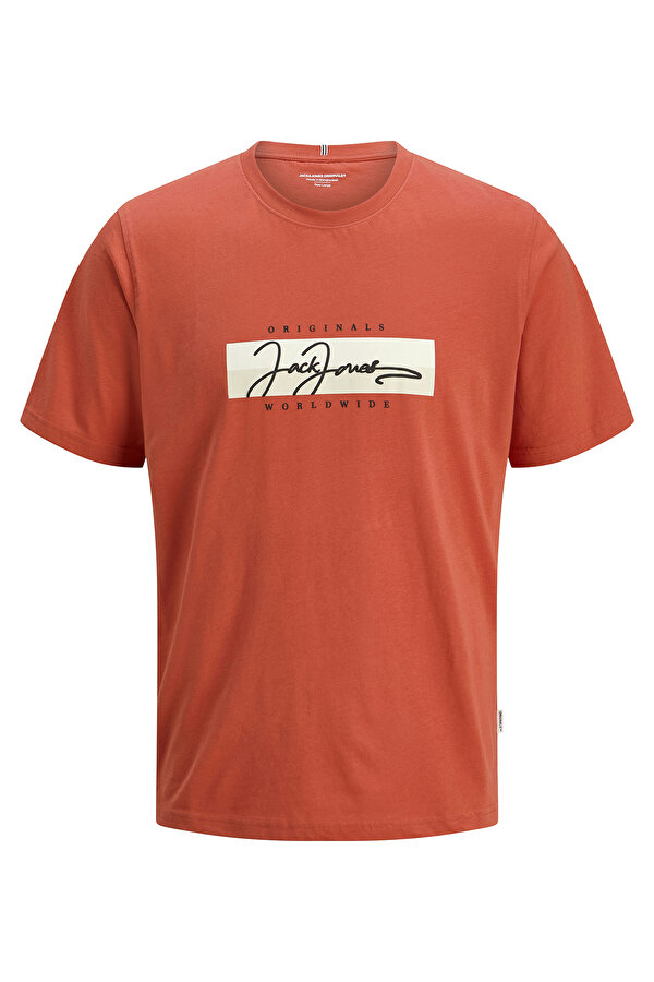 Jack & Jones Erkek T Shirt 12278266 ORANGE