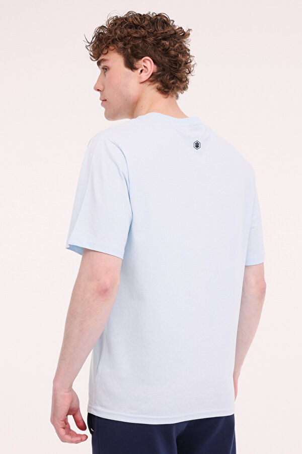 Lumberjack ML RELATE 11URB4002 5FX Mavi Erkek Kısa Kol T-Shirt