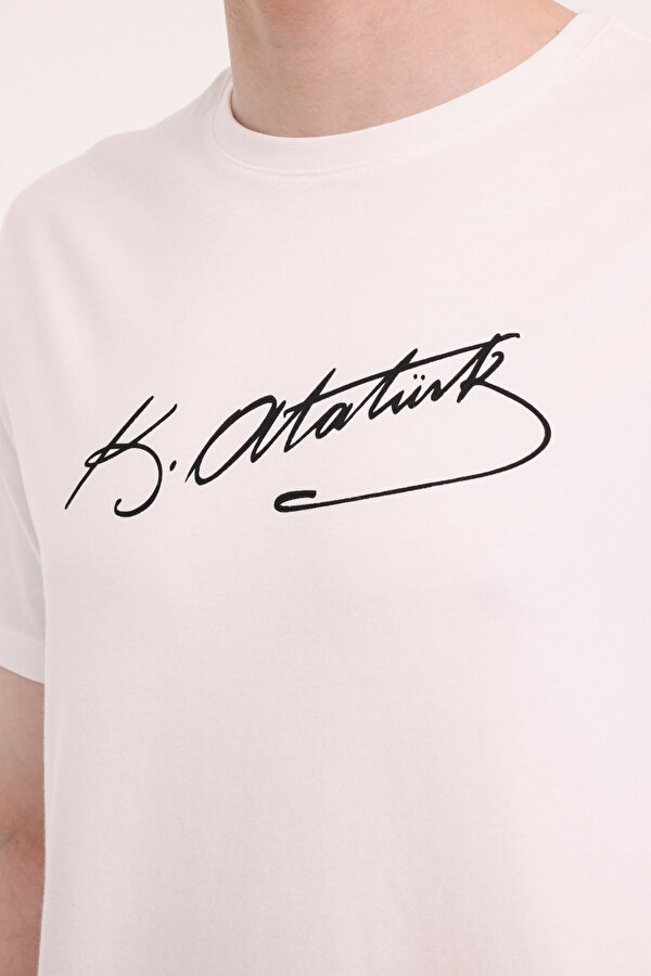 Kinetix UL 11ATA-Y50 5FX Beyaz Unisex Kısa Kol T-Shirt