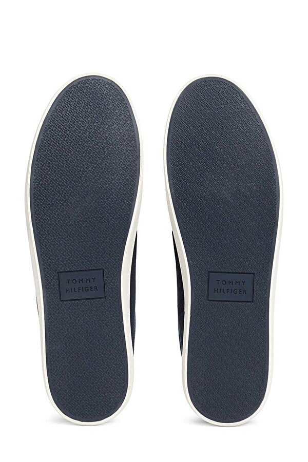 Tommy Hilfiger TH HI VULC LOW CORE CANVA Siyah Erkek Sneaker