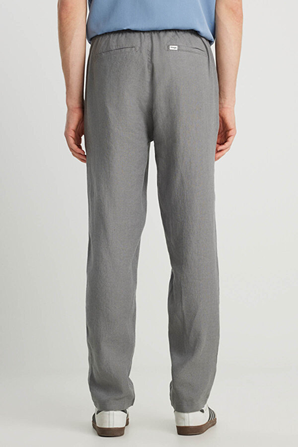 Wrangler Keten Chino Pantolon GRI Erkek Pantolon