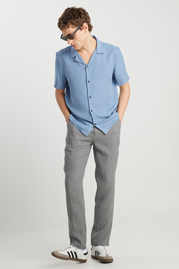 Wrangler Keten Chino Pantolon GRI Erkek Pantolon