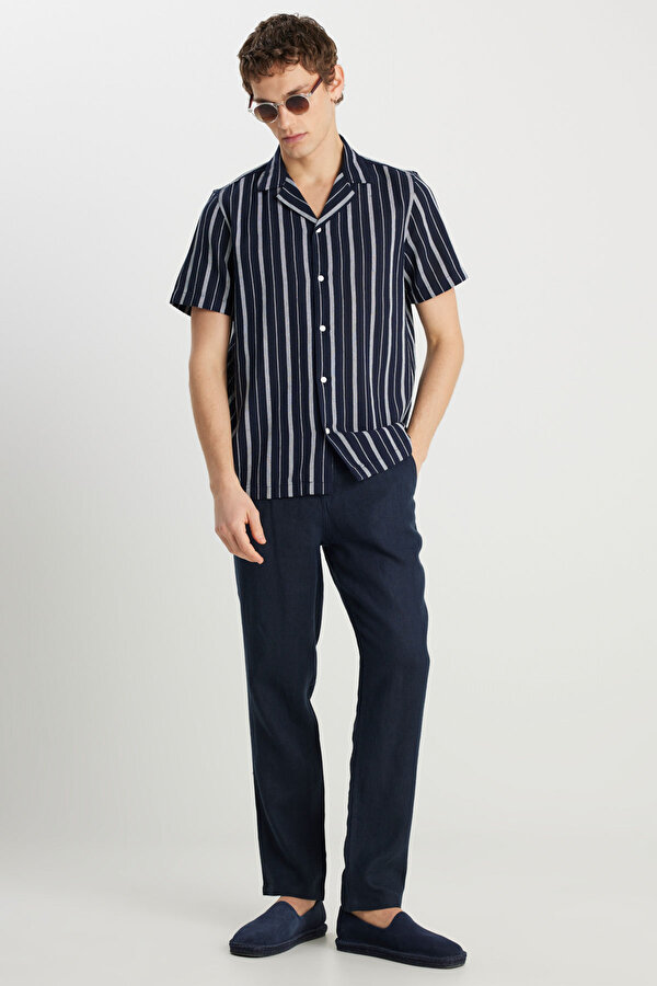 Wrangler Keten Chino Pantolon Lacivert Erkek Pantolon