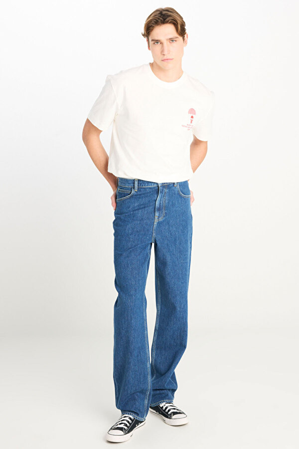 Lee Asher Denim Pantolon Mavi Erkek Pantolon