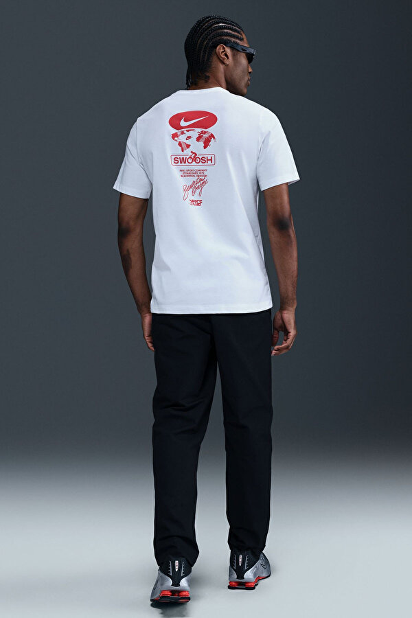 Nike M NSW TEE CLUB SSNL 2 SU2 Beyaz Erkek Kısa Kol T-Shirt