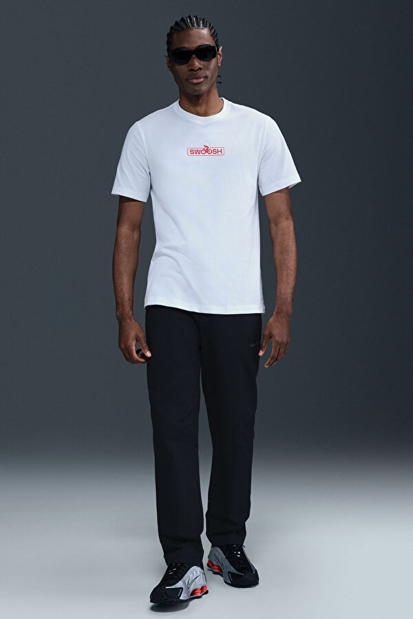 Nike M NSW TEE CLUB SSNL 2 SU2 Beyaz Erkek Kısa Kol T-Shirt