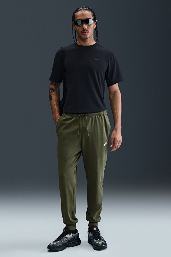 Nike M  NK CLUB KNIT JOGGER Haki Erkek Eşofman Altı