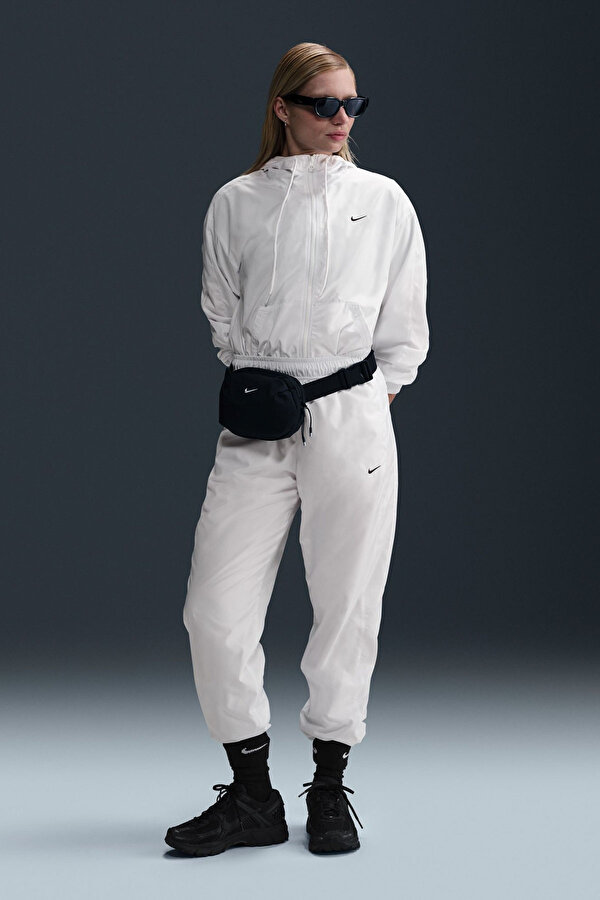 Nike W NSW OTG UV ESSNTL WVN M Beyaz Kadın Eşofman Altı