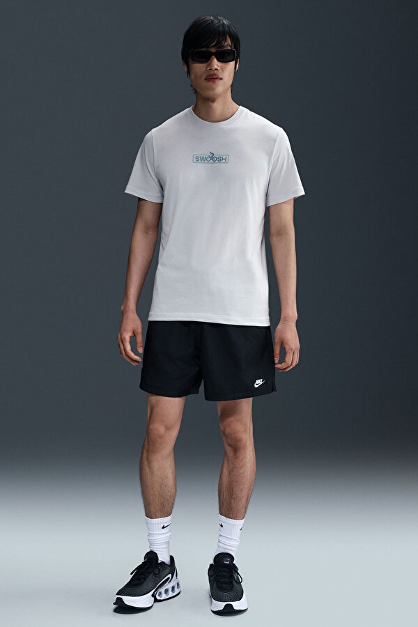 Nike M NSW TEE CLUB SSNL 2 SU2 Beyaz Erkek Kısa Kol T-Shirt