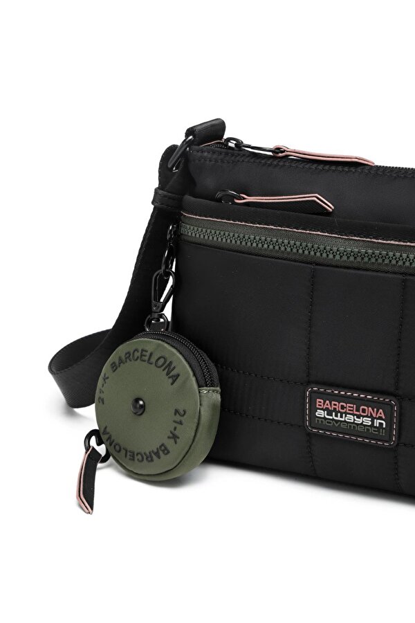 21K ÇANTA 21K Barcelona Özel Kumaş Çapraz Askılı Kadın Postacı Çantası 3262