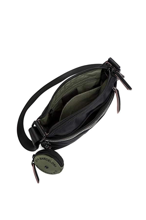 21K ÇANTA 21K Barcelona Özel Kumaş Çapraz Askılı Kadın Postacı Çantası 3262