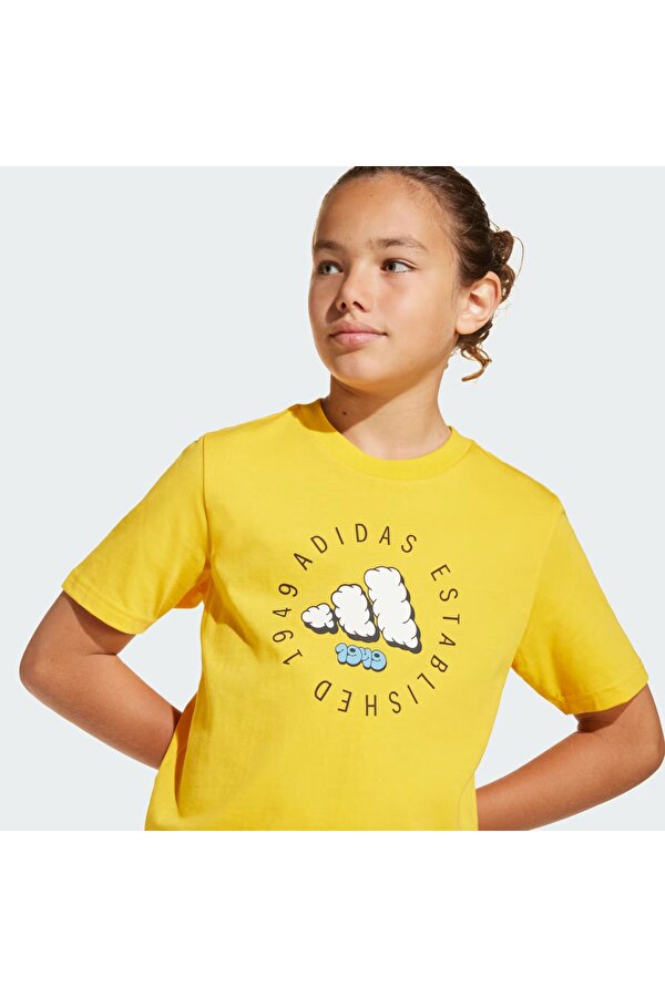 adidas Çocuk Günlük T-shirt Fun Graphic Tee Kids Jı6688