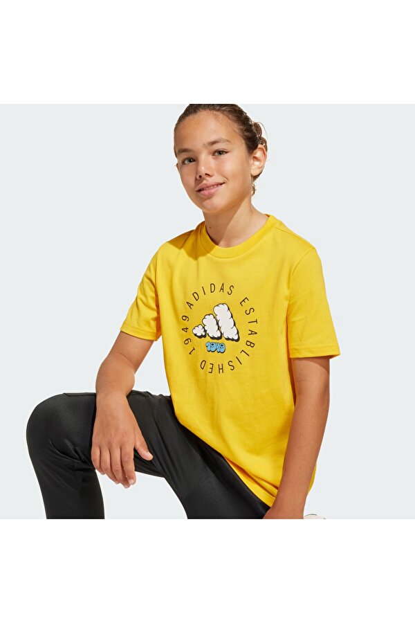 adidas Çocuk Günlük T-shirt Fun Graphic Tee Kids Jı6688