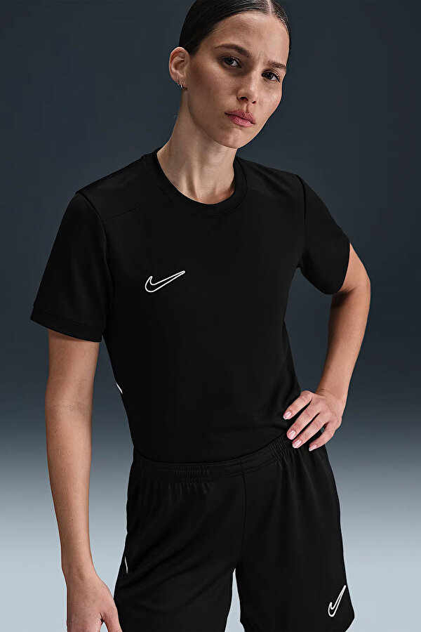 Nike W NK DF ACD25 TOP SS BR Siyah Kadın Kısa Kol T-Shirt
