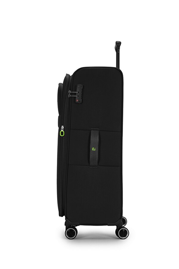 Pierre Cardin Ultra Light Hafif Lüx Kumaş Büyük Boy Valiz Siyah 04PC6000