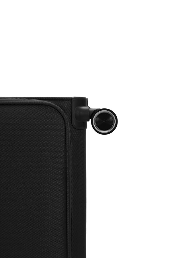 Pierre Cardin Ultra Light Hafif Lüx Kumaş Büyük Boy Valiz Siyah 04PC6000