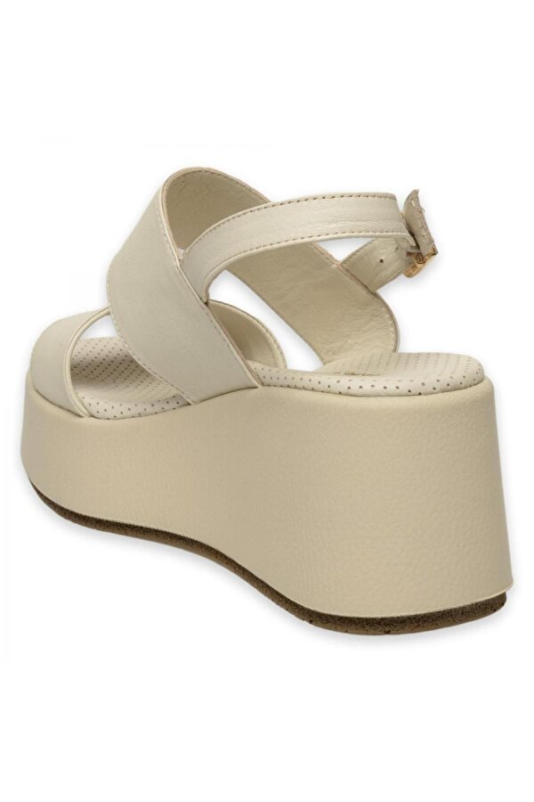 Mammamia D25Ys-2945 Kadın Deri Sandalet