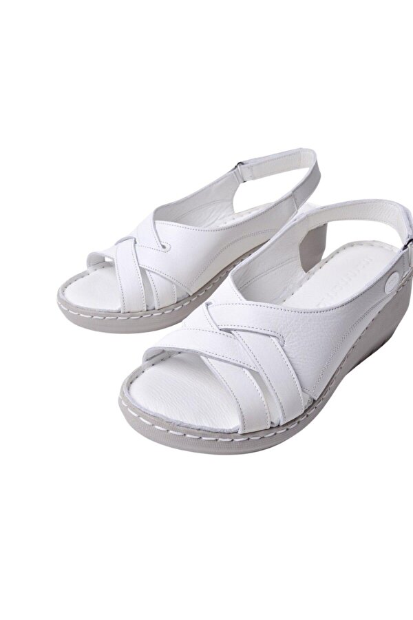 Mammamia D25Ys-2510 Kadın Deri Sandalet