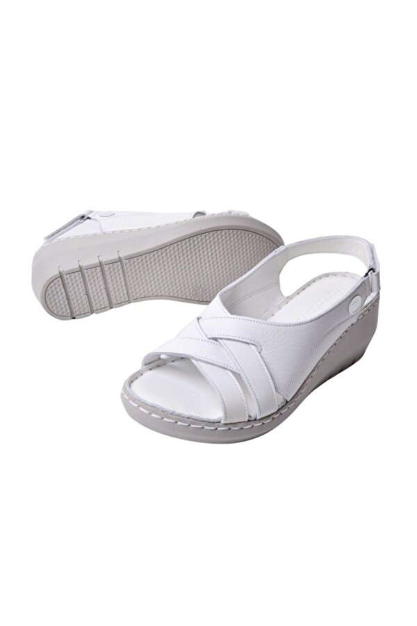 Mammamia D25Ys-2510 Kadın Deri Sandalet