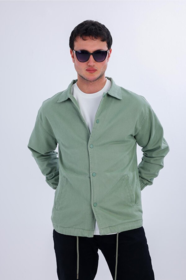 DECAS NIVEUS Kot Ceket - Açık Yeşil