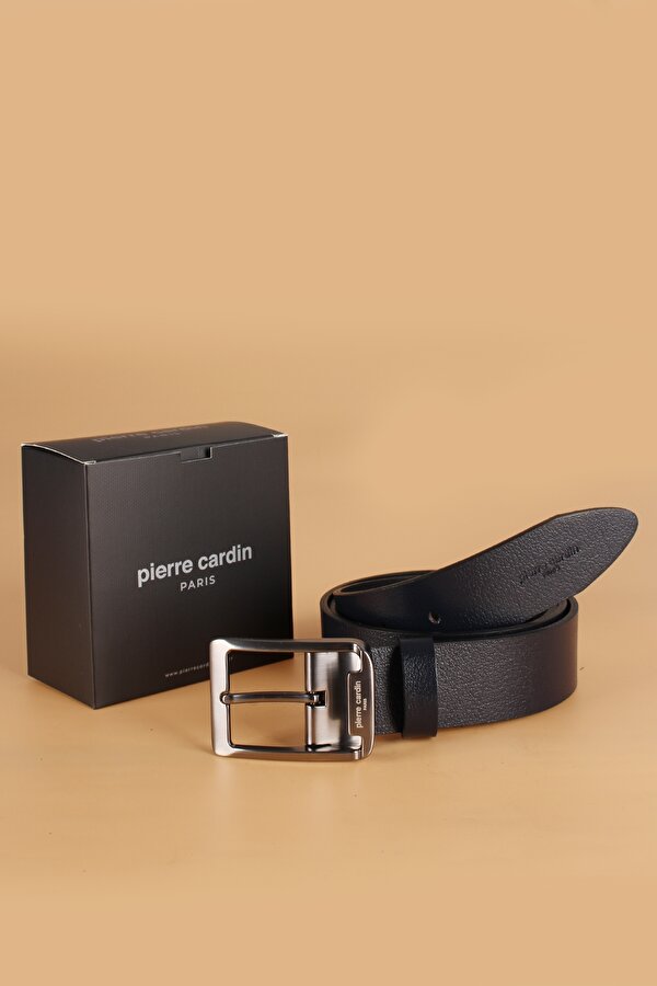 Pierre Cardin 3100 Hakiki deri Erkek  Kemer (110 cm 115 cm 120 cm 125 cm 130 cm) LACİVERT