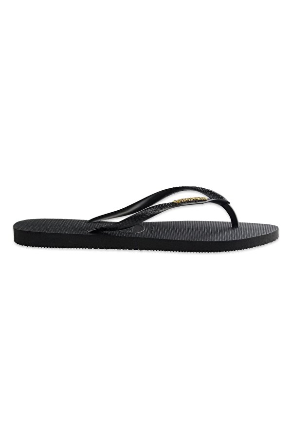 Havaianas 4119875 Slim Logo Metallic Parmak Arası Siyah Kadın Terlik