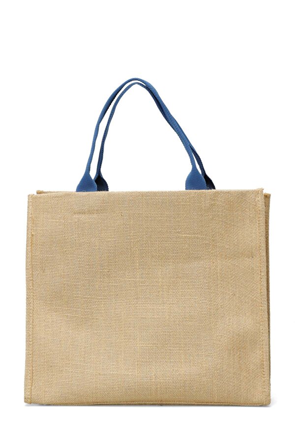 Butigo JUT NKS PLJ 5FX Mavi Kadın Plaj Çantası